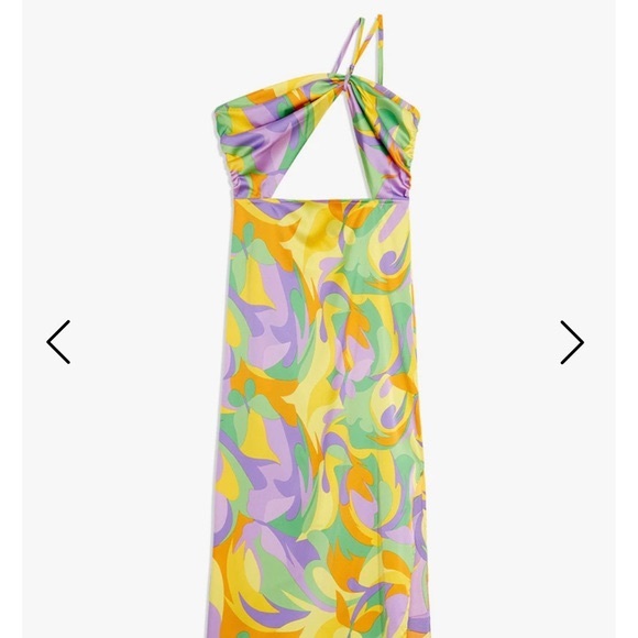 WeWoreWhat Tie Halter Dress -Small - Picture 1 of 3